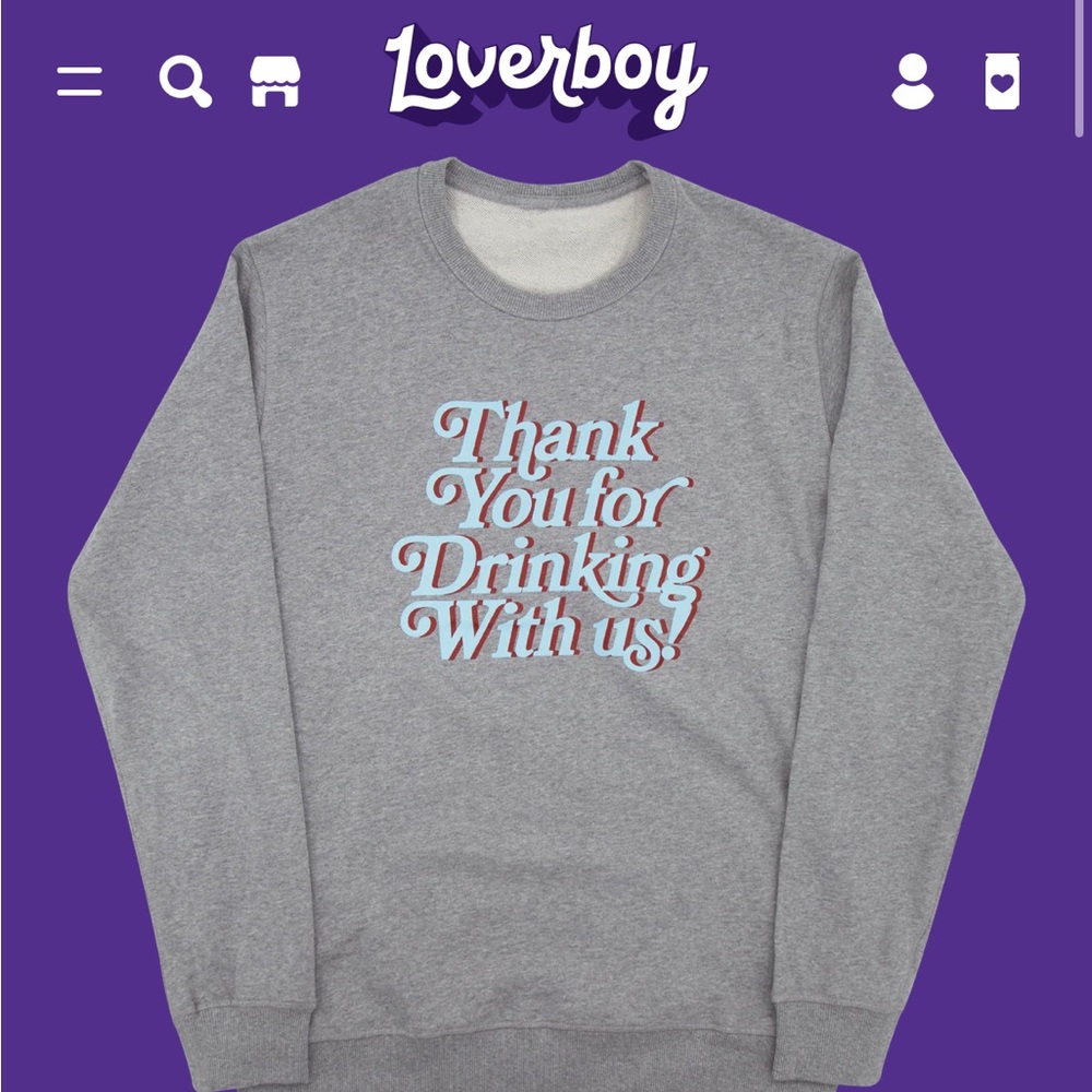 Lover boy sweatshirt size medium
